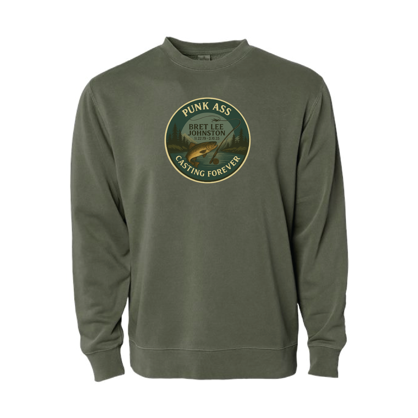 CREWNECKS - Casting Forever Badge (Dark)