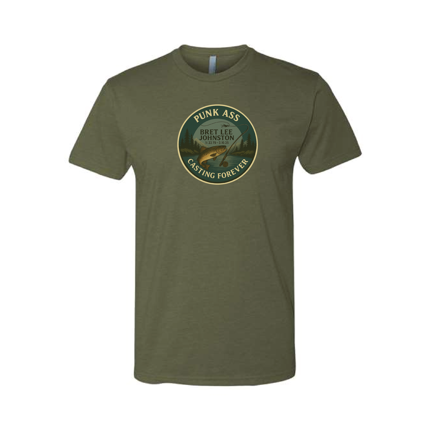 TEES - Casting Forever Badge (Dark)